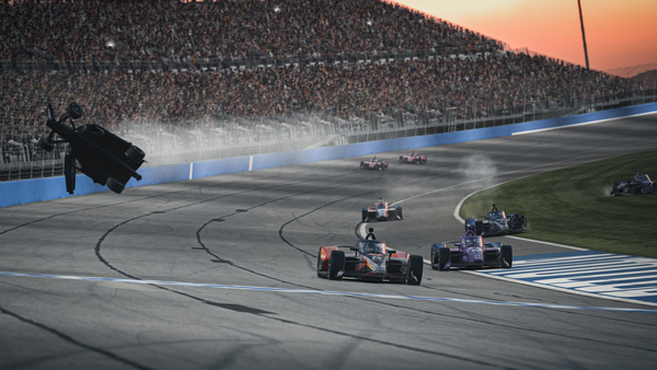 Eik wins at Auto Club after firework-filled finish